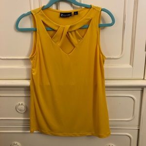 YELLOW NY&Co TANK TOP BLOUSE